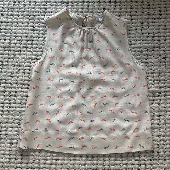 Steven Alan open back silk blouse - Picture 1 of 5